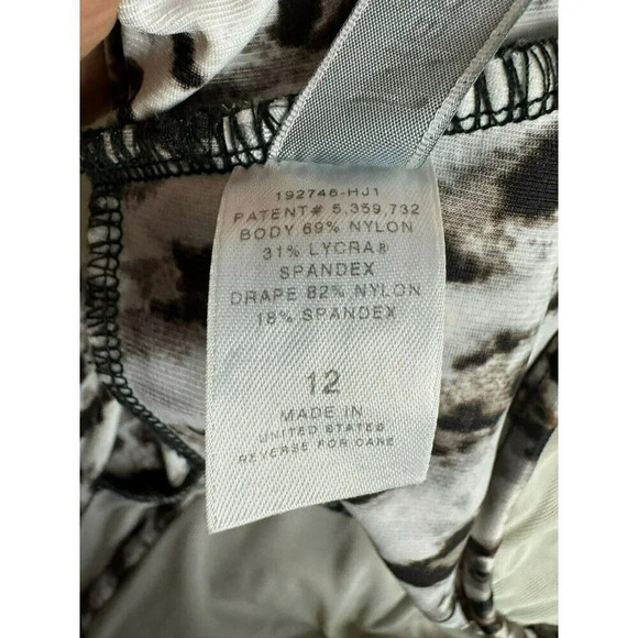 Magicsuit One Piece Swimsuit Size 12 Animal Print Abstract Colorful - Picture 10 of 11